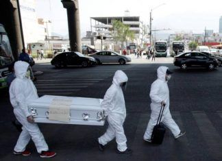Muertos por COVID-19 en México supera cifra de asesinatos en 2019