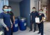 Farmapiel se une a la guerra contra el coronavirus; regala 15 toneladas de gel