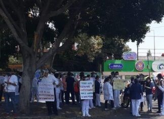 Personal del INER protestan por falta de insumos
