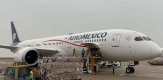 México recibirá octavo avión con insumos médicos de China