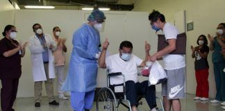 Dan de alta a pacientes del Hospital Expansión Autódromo Hermanos Rodríguez