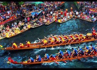 China celebra el Festival de Bote de Dragón
