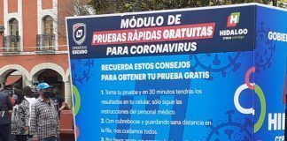 En Hidalgo, pruebas para detectar COVID-19 gratuitas