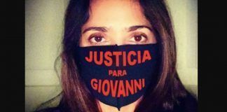 Salma Hayek, también pide justicia para Giovanni López