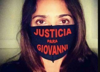 Salma Hayek, también pide justicia para Giovanni López