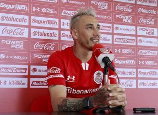Sambueza agradece una nueva oportunidad con Toluca