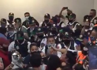 Comerciantes y elementos de la SSC-CDMX se enfrentaron