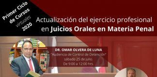 Juicios Orales en Materia Penal, actualización On Line