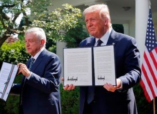 Trump y AMLO firman declaración conjunta