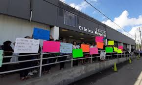 foto hospital chetumal issste en protesta