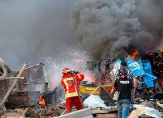 2 mil 500 heridos tras explosión en Beirut, Líbano