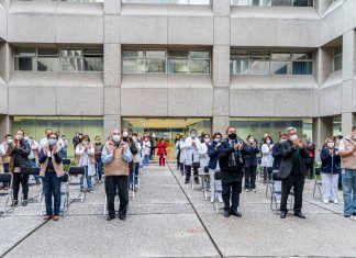 Hospital Juárez de México, rinde homenaje a víctimas de terremotos del 85