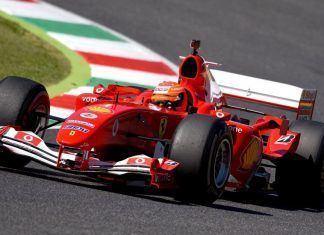 Schumacher pilotó con Ferrari, con el que su padre ganó