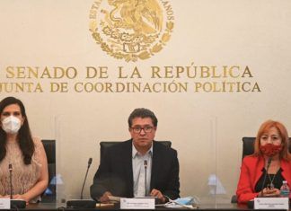 Rosario Piedra Ibarra, se reunió con Jucopo del Senado