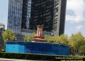 Esfuman estatua de Cristóbal Colón