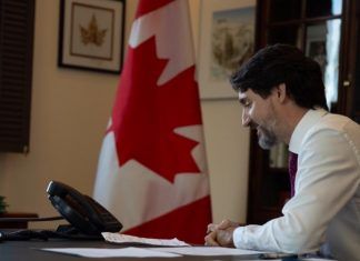 Trudeau reiteró vía telefónica felicitación a Biden