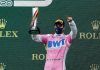 Checo Pérez, sube de nuevo al podio de la F1