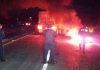 Michoacán / Bloquean carretera Apatzingán-Aguililla
