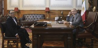 Rosa Icela Rodríguez se reunió con AMLO