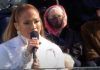 JLo habló en español durante investidura presidencial de EU