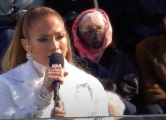 JLo habló en español durante investidura presidencial de EU