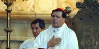 Hospitalizan por COVID-19 al Cardenal Norberto Rivera