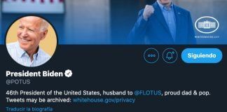 Twitter otorga cuenta presidencial a Biden