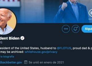 Twitter otorga cuenta presidencial a Biden