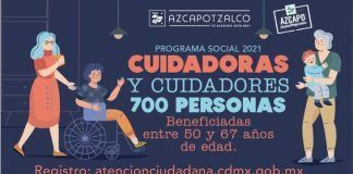 Ofrece Azcapotzalco mil 500 pesos a cuidadores de niños y enfermos