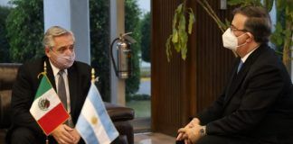 Presidente de Argentina llegó a México