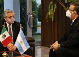 Presidente de Argentina llegó a México