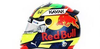 ‘Checo’ Pérez presentó el casco que utilizará para la F1