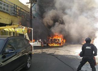 Se incendió pipa de gas cerca de mercado Jamaica