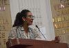 Ana Villagrán defiende derechos de los medios de comunicación