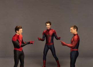 Holland, Garfield y Maguire recrean meme de los tres Spider-Man