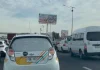 Transportistas se manifiestan en la México – Pachuca, exigen seguridad
