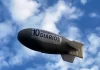 Dirigible sobrevoló en CDMX con mensaje que condena feminicidios