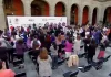 Mujeres de la 4T ovacionan a AMLO