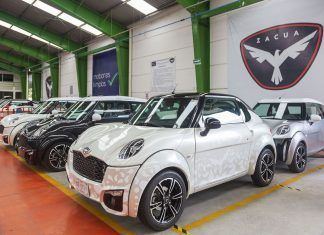 Zacua, autos eléctricos