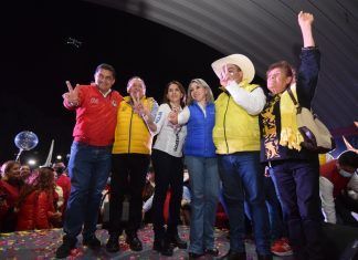 Carolina Viggiano, comenzó su campaña en Tula de Allende