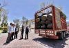 Recibe alcalde de Pachuca árboles para reforestar jardín de los hombres ilustres