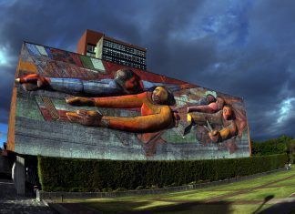 Siqueiros en Ciudad Universitaria