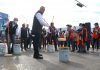 Pinta pasos peatonales Alcaldía de Pachuca