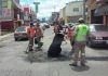 Pachuca avanza en el bacheo de calles