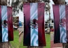 Nayarit / Celebran gesta de Niños Héroes con banderas en tonalidad guinda