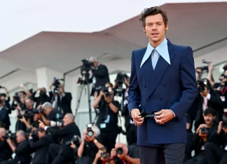 Harry Styles causó revuelo en su aparición en el Festival de Venecia