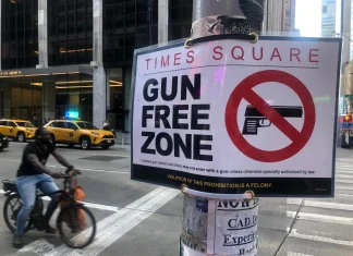 Times Square será área libre de armas de fuego