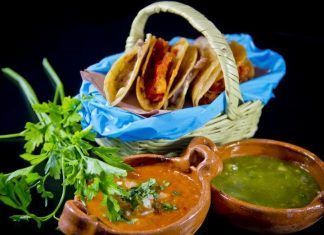 Gastronomía de los tacos de canasta