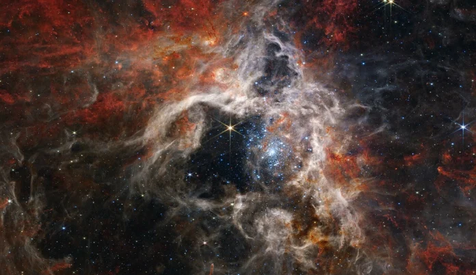 telescopio-james-webb-estrellas-nebulosa-tarantula