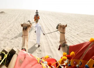 Dunas blancas en Qatar